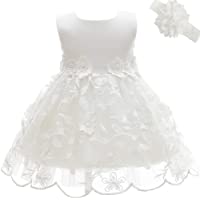 Los mejores  - AHAHA Vestido Bautizo Bebe Niña Vestido de Fiesta Bebe
